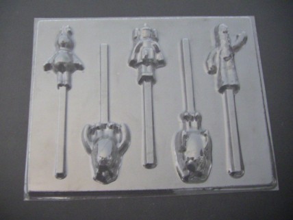 418sp Gabba Doo Chocolate or Hard Candy Lollipop Mold